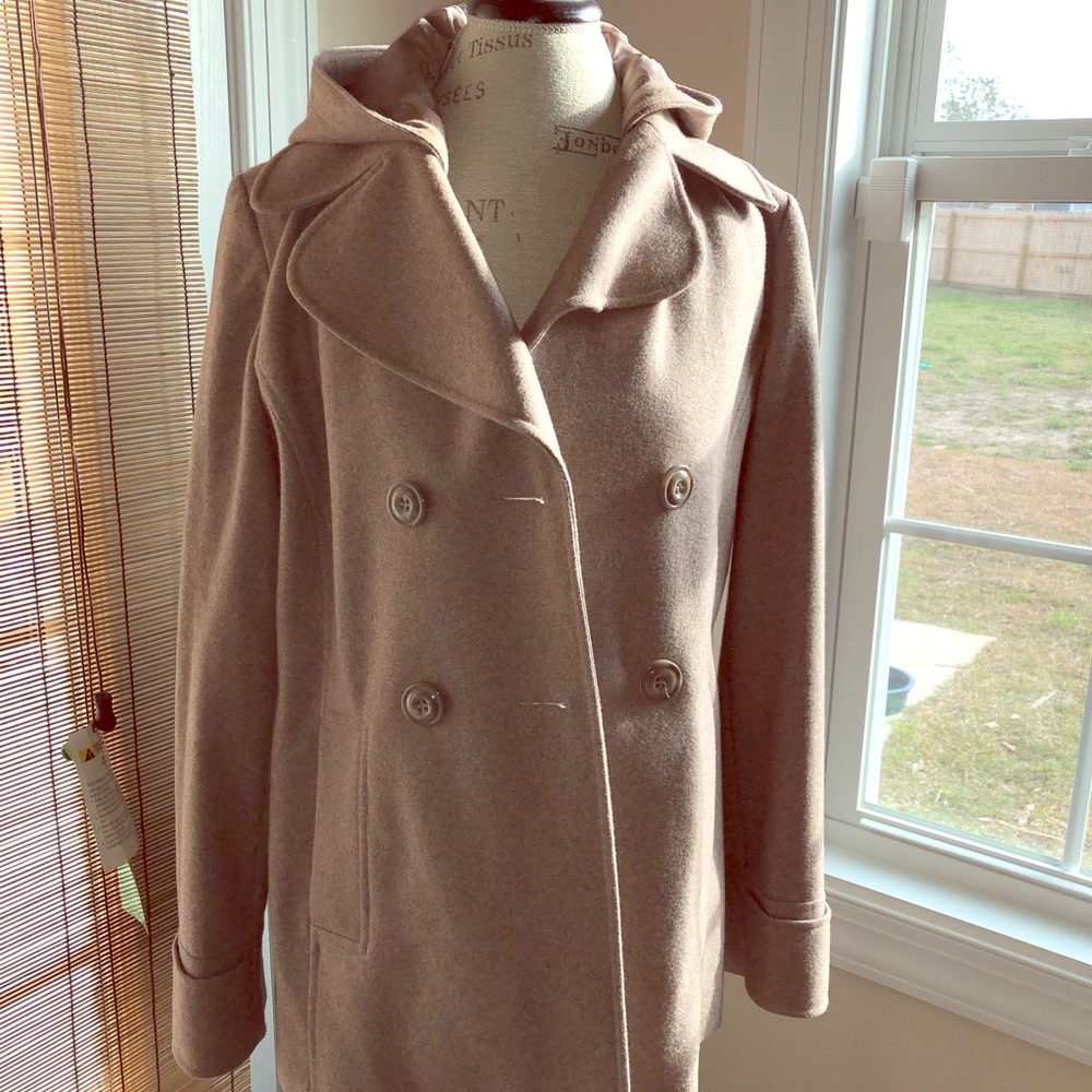 New York and Co wool/polyester blend pea coat